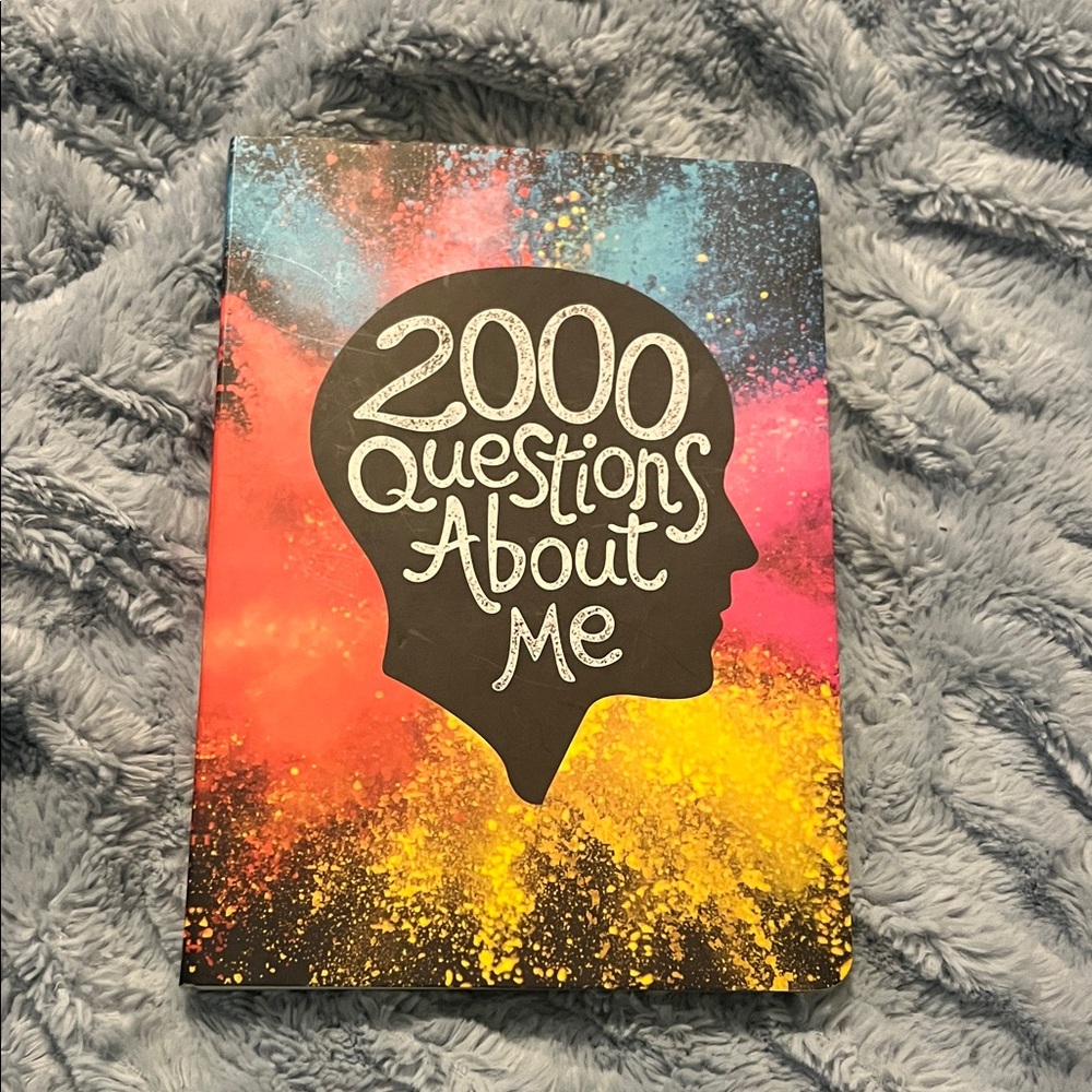 Colorful 2000 Questions About Me Journal